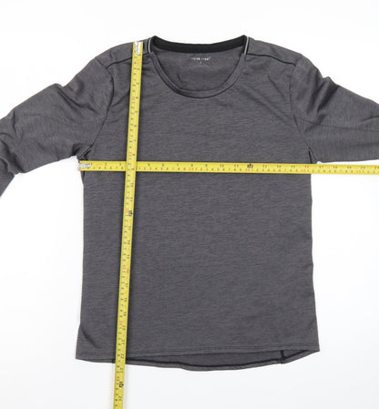 Scrida Sport Men’s Grey Long Sleeve Athletic Fit T-Shirt Size S
