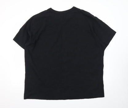 Uniqlo Men’s Black 3XL Crew Neck Cotton T-Shirt