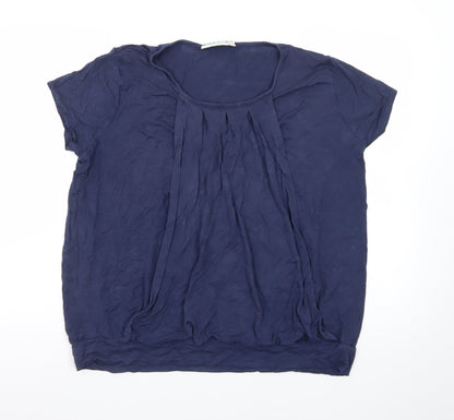 JoJo Maman Bébé Women’s Blue Cotton Maternity T-Shirt Size L