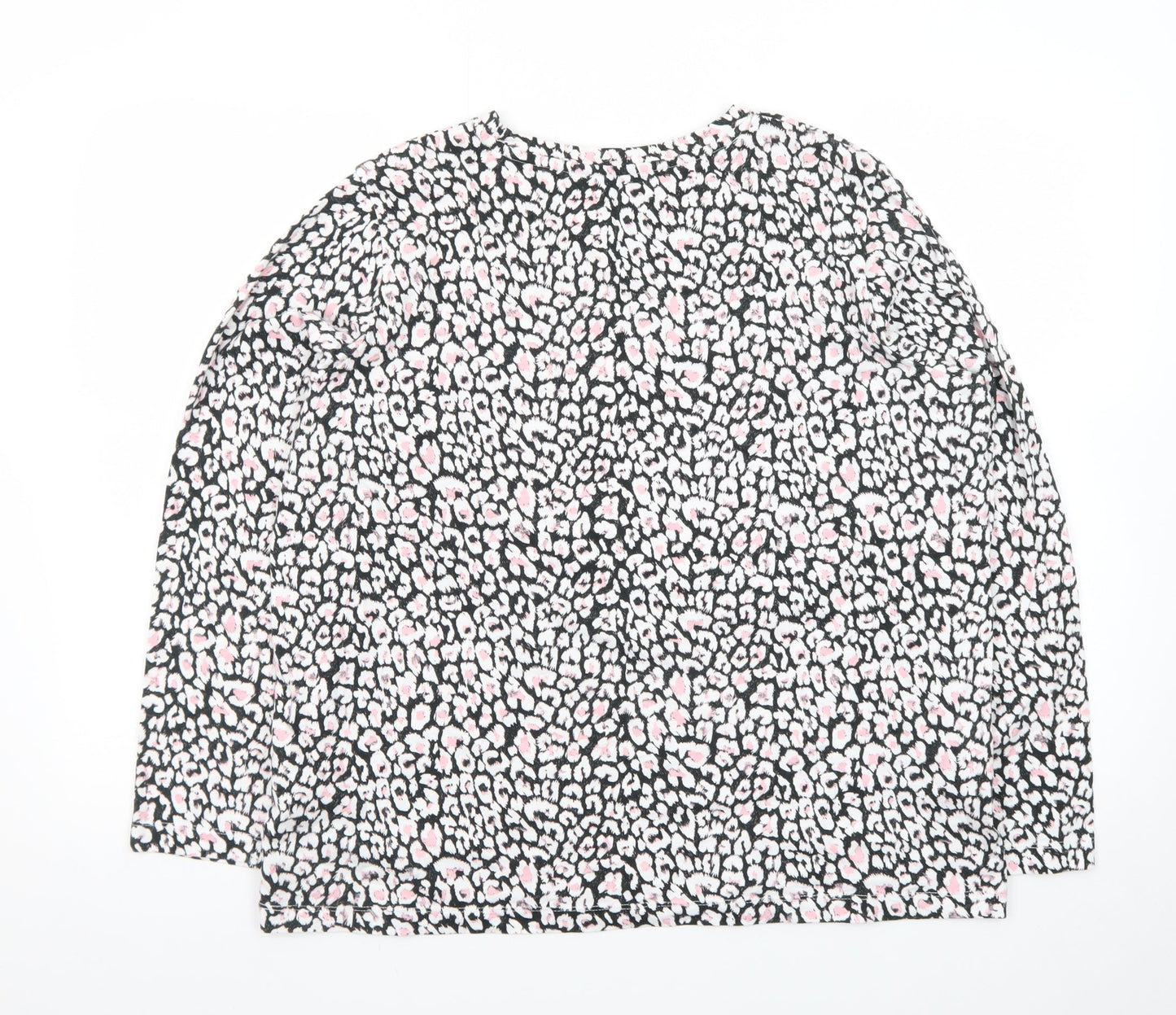 Marks and Spencer Women's Multicoloured Animal Print Cotton Blouse Size 16