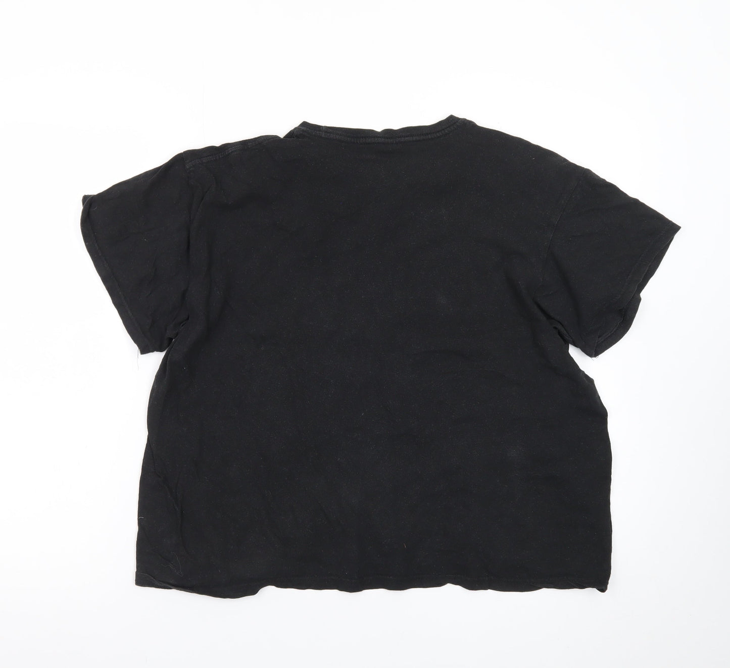 Club Black Ocean Student T-Shirt Men's L Graphic Print Cotton