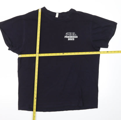Casual Classics Men's Navy Blue L PIXL Freshers 2025 Graphic T-Shirt