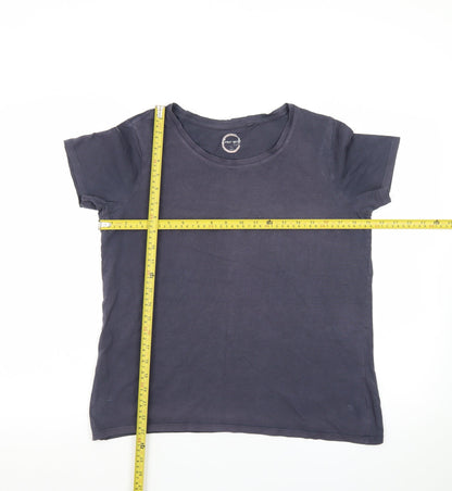 Next Women’s Blue Cotton Basic Short Sleeve T-Shirt Size 12