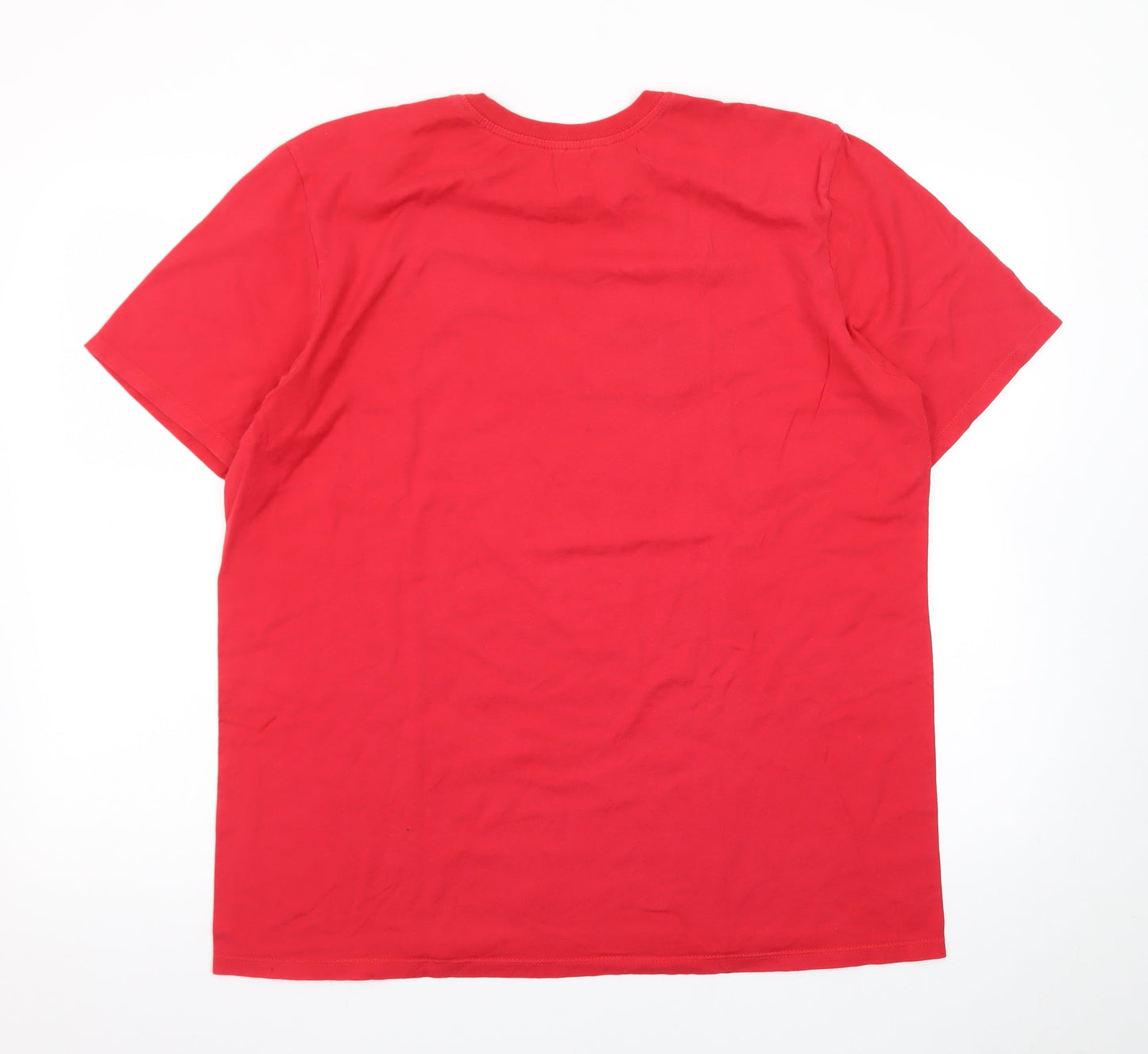 Nike Men's Red XL Athletic Fit Graphic Sports T-Shirt