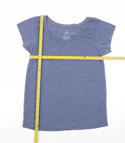 Atmosphere Women Blue Size 12 Classic Short Sleeve T-Shirt