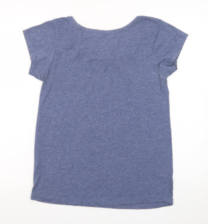 Atmosphere Women Blue Size 12 Classic Short Sleeve T-Shirt