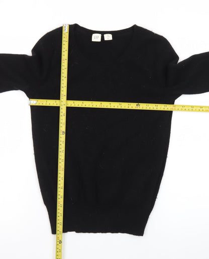 GAP Women’s Black 100% Cashmere Crew Neck Jumper XS