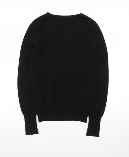 GAP Women’s Black 100% Cashmere Crew Neck Jumper XS