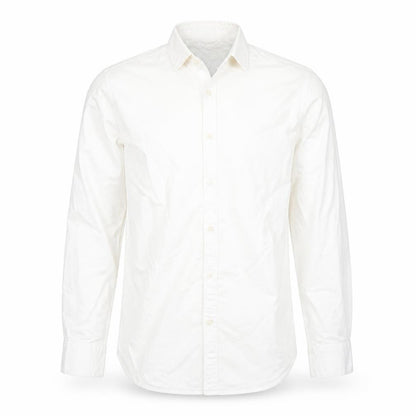 Farah Men's White Slim Fit Button-Up Cotton Shirt M
