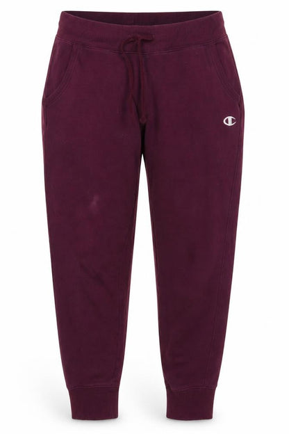 Champion Women’s Purple Jogger Sweatpants Size S Cotton Blend Fleece