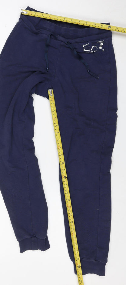 Emporio Armani Boys Blue XS Jogger Activewear Trousers