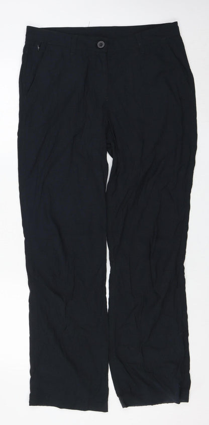 Brasher Women's Black Size 12 Cargo Trousers Polyamide Stretch Outdoor
