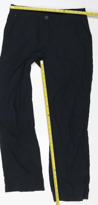 Brasher Women's Black Size 12 Cargo Trousers Polyamide Stretch Outdoor