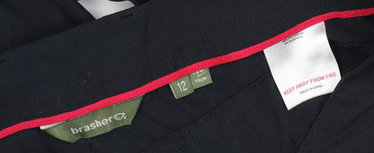 Brasher Women's Black Size 12 Cargo Trousers Polyamide Stretch Outdoor
