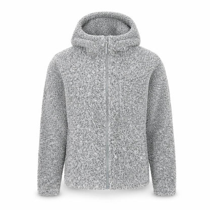 Peter Storm Women Grey Size 12 Fleece Hooded Full Zip Jacket