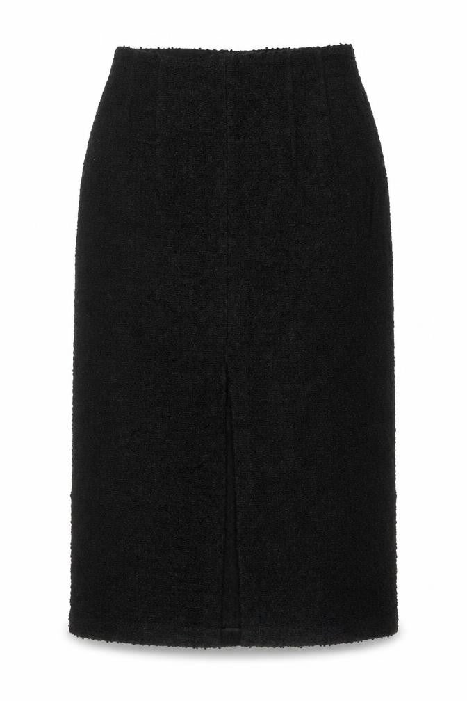 Marks and Spencer Women's Black Wool Blend Pencil Skirt Size 10