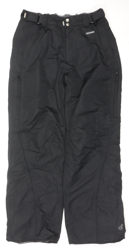 Surfanic Womens Black L Snow Pants Waterproof Ski Trousers