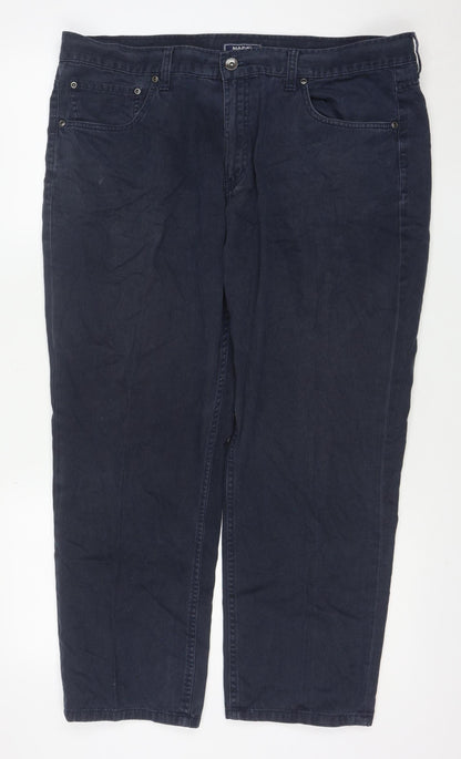 Maine New England Men's Blue 40S Chino Trousers Cotton Stretch