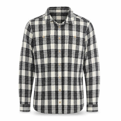 Prototype Trading Men's Black Check Flannel Button-Up Shirt M