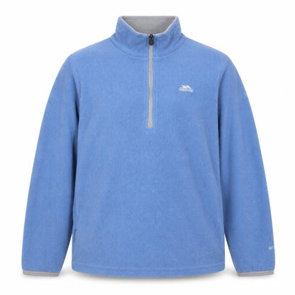 Trespass Boys Blue Fleece 1/2 Zip Pullover Hoodie 9-10 Years