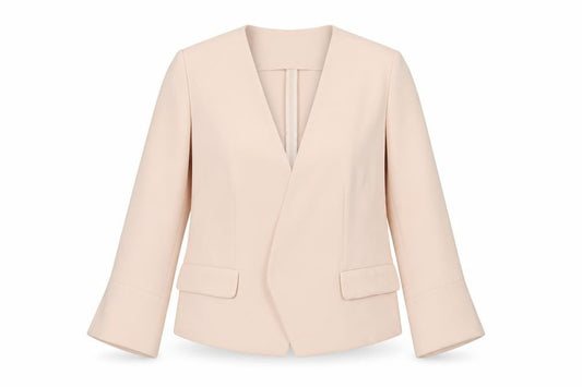Whistles Women Beige Regular Fit Single-Breasted Suit Jacket UK 16