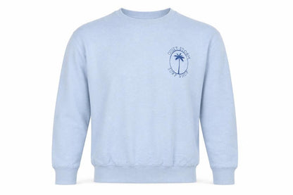 Quiet Storm Men's Blue Crew Neck Pullover Sweatshirt Size S
