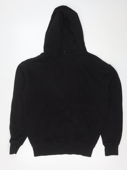 DSY Mens Black Mexico Football Graphic Pullover Hoodie M
