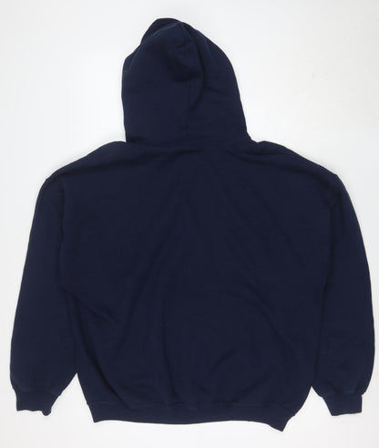 Gildan Men’s Blue Virginia Graphic Pullover Hoodie XL