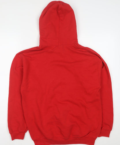 Gildan Men's Red Pullover Hoodie Midwest Rangers Baseball M