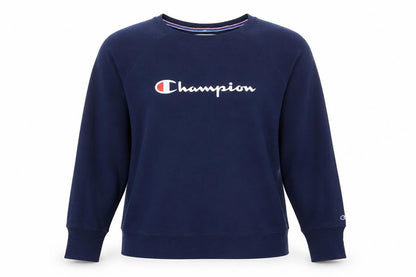 Champion Women's Navy Blue XL Crew Neck Pullover Sweatshirt