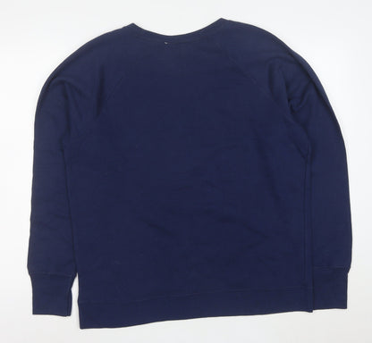 Champion Women's Navy Blue XL Crew Neck Pullover Sweatshirt