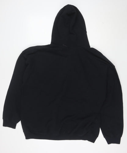Gildan Men's Black XL Pullover Hoodie Graphic Wildcats Fleece