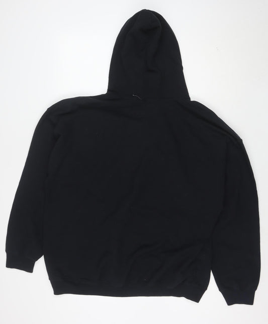 Gildan Men's Black XL Pullover Hoodie Graphic Wildcats Fleece
