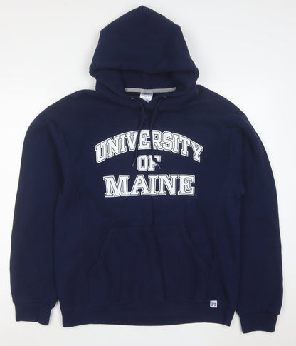 Russell Athletic Men’s Blue University of Maine Pullover Hoodie M