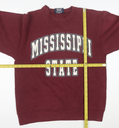 JanSport Men’s Red Mississippi State Sweatshirt M Graphic Pullover