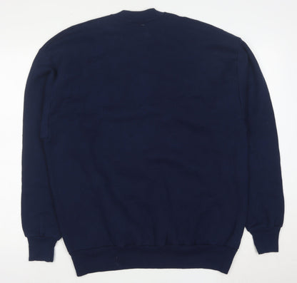 Jerzees Men's Blue XL Crew Neck Pullover Sweatshirt