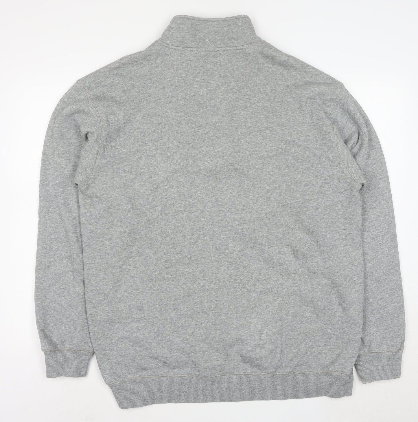 FILA Mens Grey XL 1/4 Zip High Neck Sweatshirt