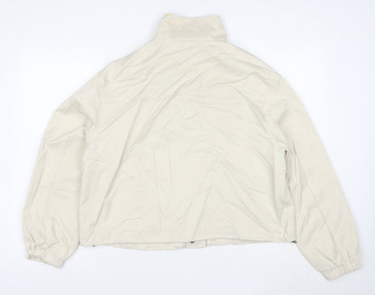 Marks and Spencer Women Beige Short Casual Twill Jacket Size 8