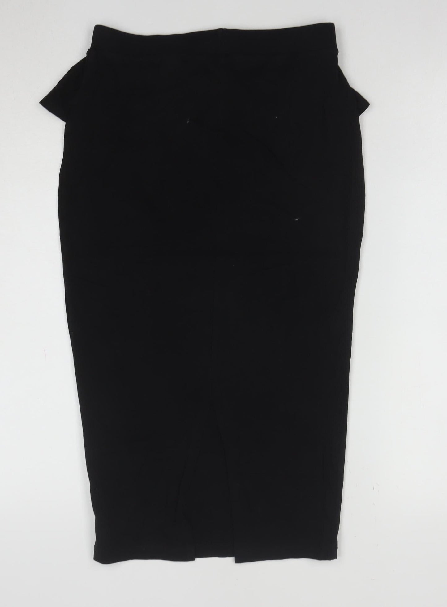ASOS Women’s Black Cotton Stretch Midi Pencil Skirt Size 10