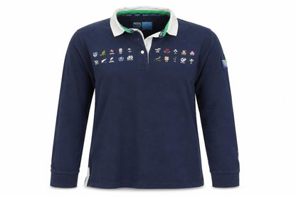 Canterbury Womens Blue Rugby World Cup 2015 Polo Shirt Size 12