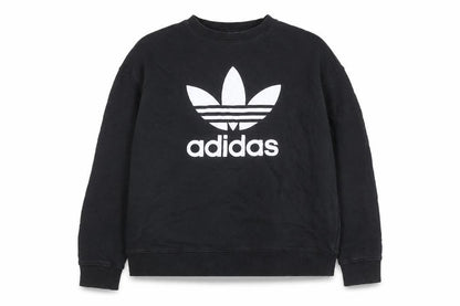 Adidas Womens Black Size 16 Crew Neck Pullover Sweatshirt
