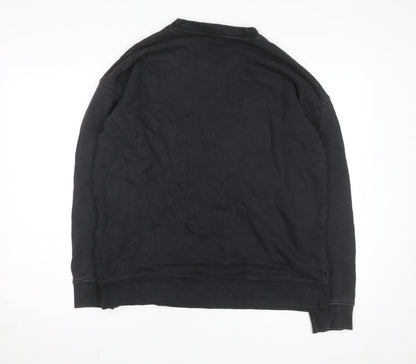 Adidas Womens Black Size 16 Crew Neck Pullover Sweatshirt