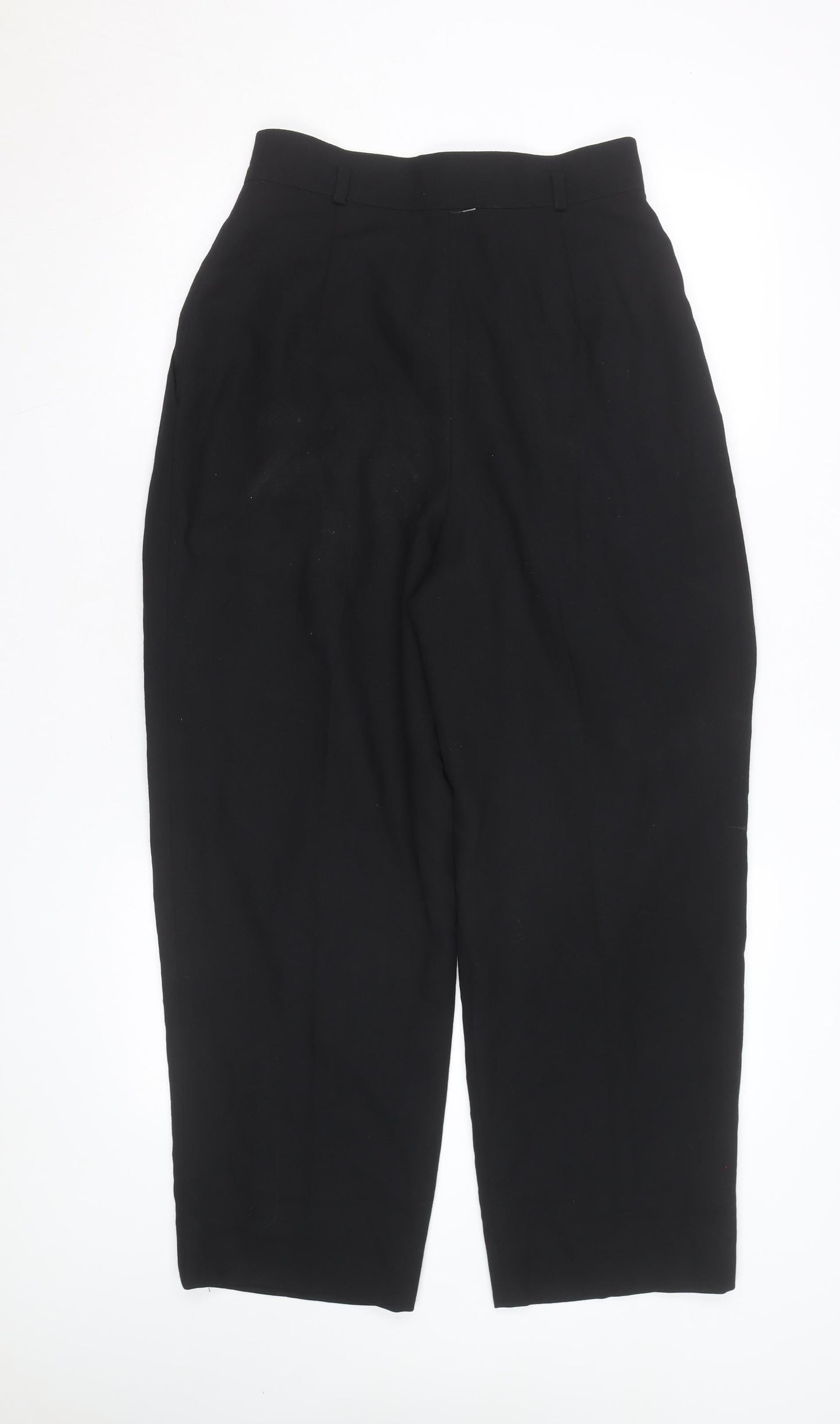 Rena Rowan for Saville Womens Black High Waist Pleated Trousers Size 10