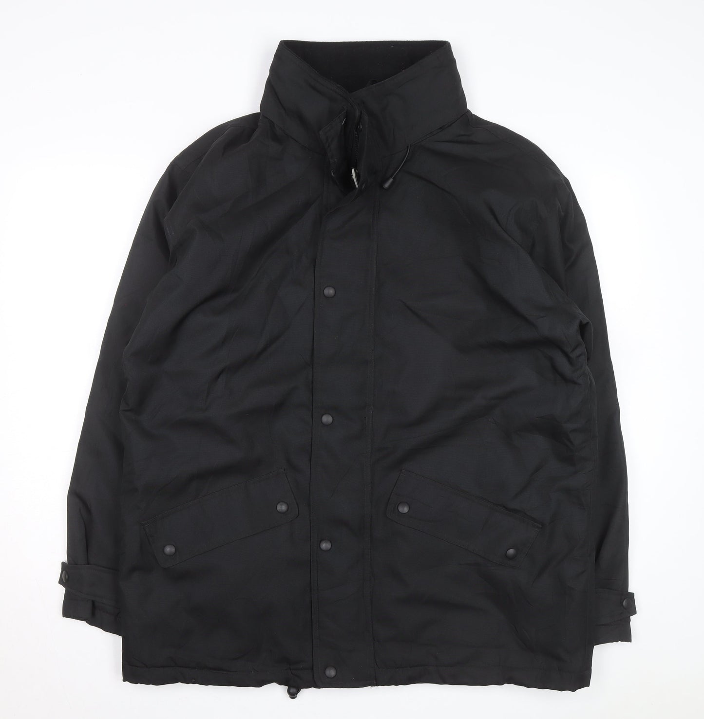 If... Men's Black L Waterproof Padded Jacket Winter Coat