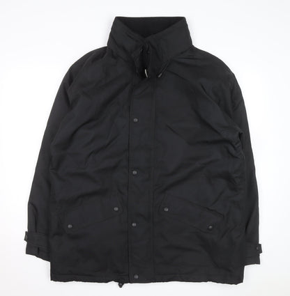 If... Men's Black L Waterproof Padded Jacket Winter Coat