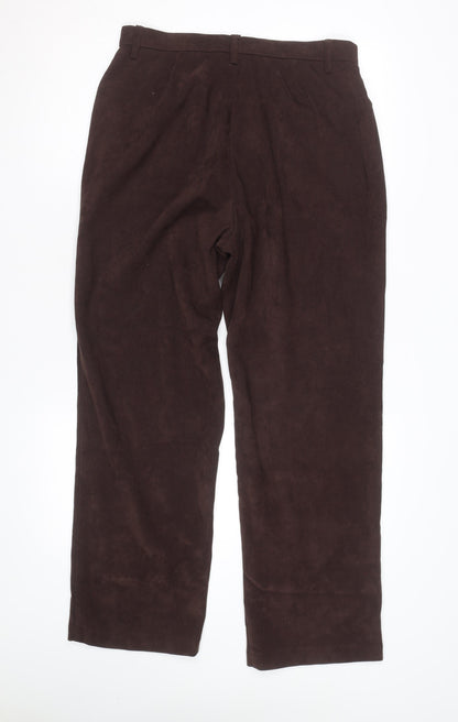Tradition Country Collection Women's Brown Corduroy Trousers Size 14