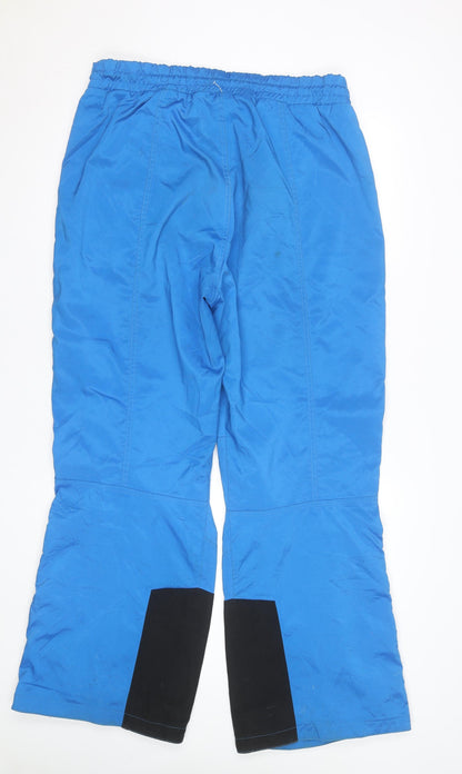Couloir Men's Blue Red Snow Pants Size 38 Insulated Waterproof