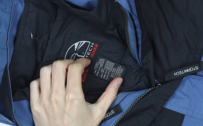 Stormtech Men's Blue Waterproof Hooded Parka Jacket Size S