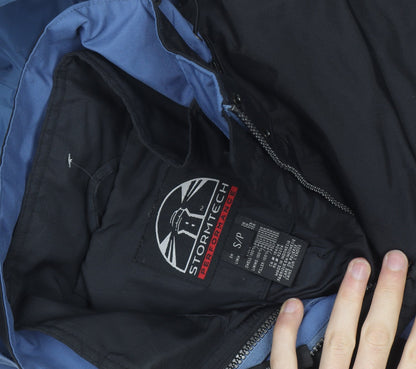 Stormtech Men's Blue Waterproof Hooded Parka Jacket Size S