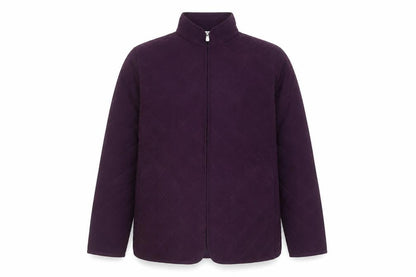 Alia Sport Men's Purple Quilted Mid-Length Jacket Size S